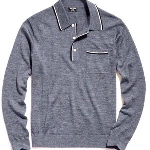 Todd Snyder merino polo medium